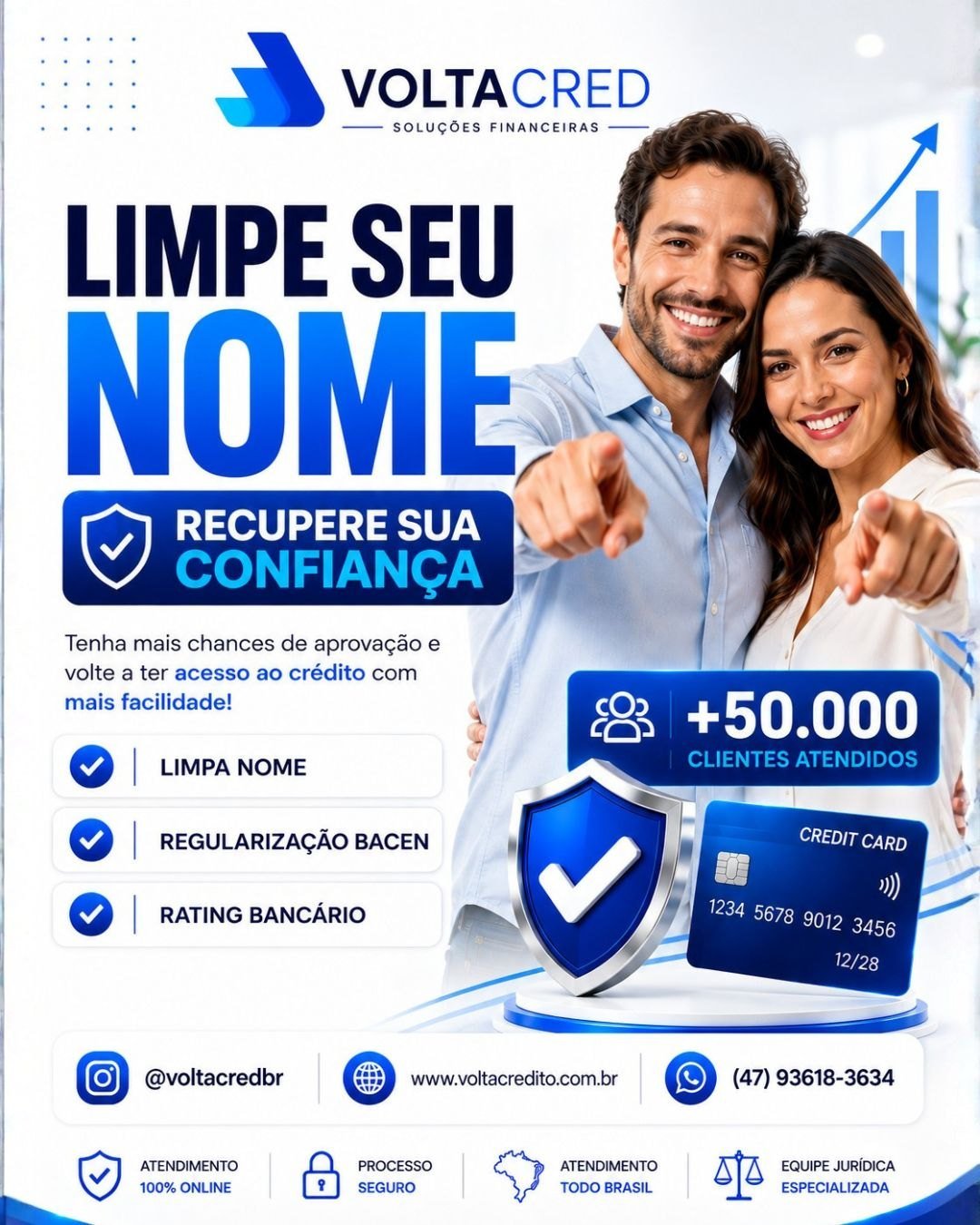 Campanha Volta Crédito — Limpe seu nome e recupere sua confiança